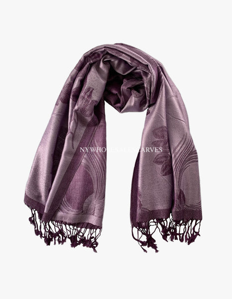 5416 Dual Tone Rose Pashmina Purple