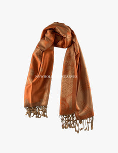 5417 Dual Tone Rose Pashmina Orange