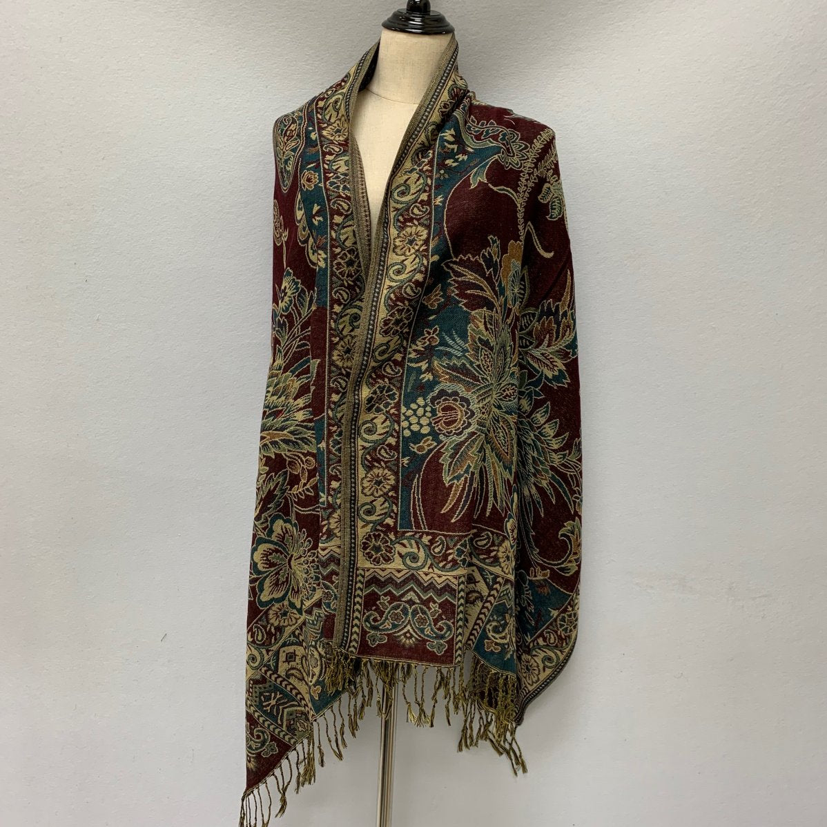 Vintage Floral Pashmina FW113 Assorted Colors