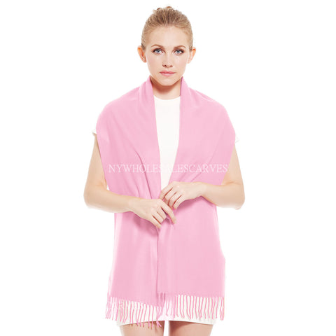Cashmere Feel Scarf FW19-07C Light Pink