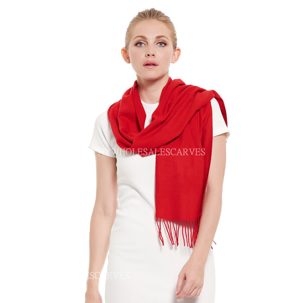 Cashmere Feel Scarf FW19-04 Red