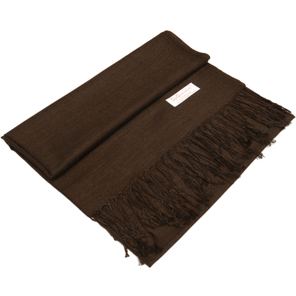 9307  Premium Silky Soft Bamboo Fiber Shawl  D-Coffee