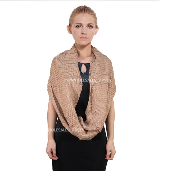Knit Infinity Scarf FW929 Assorted Colors