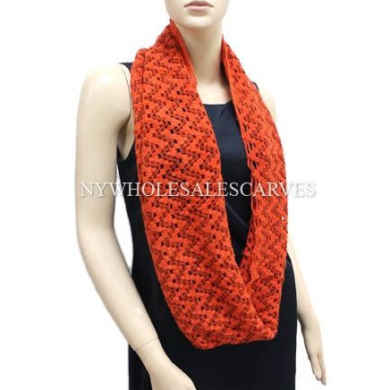Knit Infinity Scarf FWS5345 Assorted Colors