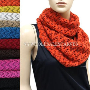 Knit Infinity Scarf FWS5345 Assorted Colors