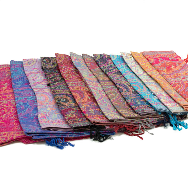 Tradition Indian Paisley  Pashmina FW042S Assorted Colors