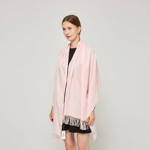 Cashmere Touch Solid Shawl FW231453 Pink