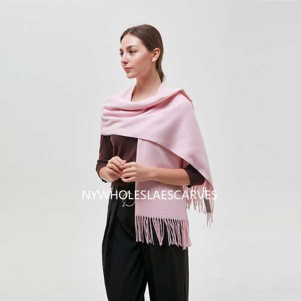 Solid Color Shawl  FW22122-2 Baby Pink